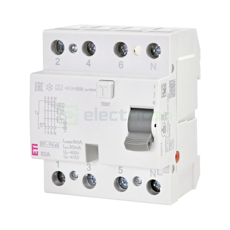 RCCB ETI 40A 3P+N 300mA tip eV stații EV