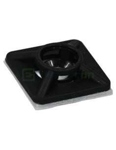 Talpa autodezivă Tracon 19x19 fasete negru