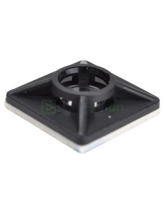 Talpa autodezivă Tracon 19x19 fasete negru 2