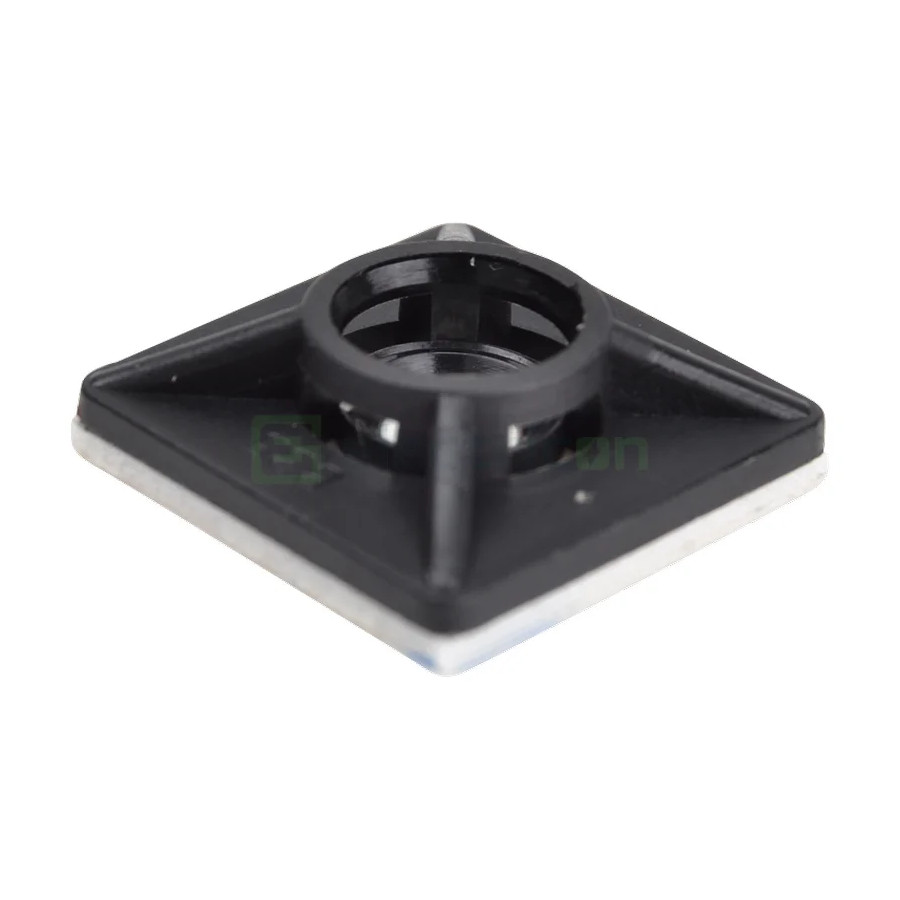 Talpa autodezivă Tracon 19x19 fasete negru