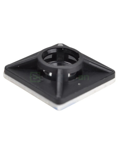Talpa autodezivă Tracon 19x19 fasete negru