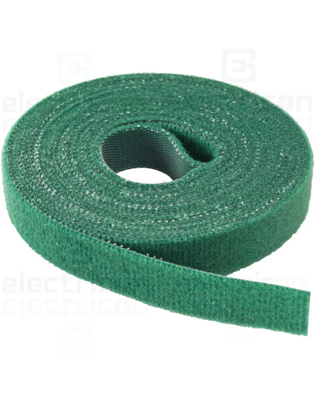 Colier velcro Schrack 16mm 4m verde organizare