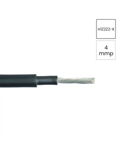 Cablu solar fotovoltaic TopSolar H1Z2Z2-K 4mm² negru