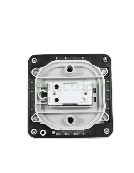 Intrerupator aparent Scame 20AX IP65 M95 cu indicator neon - 137.5012