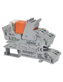 Modul releu - gama 788 - bobină 24VDC, 2 contacte DPDT (8A), indicator LED roșu - Wago 788-312