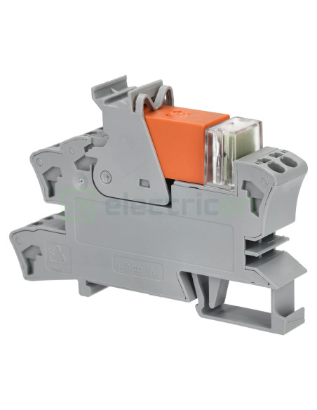 Releu modul Wago 788-312 24V 2 contacte DPDT indicator roșu