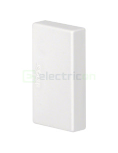 Capac capăt pentru canal cablu LFE - 20x35 mm - exterior alb - Hager LFE2003569016