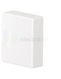 Capac capăt canal LF/LFH 20x20mm alb Hager LF2002069016