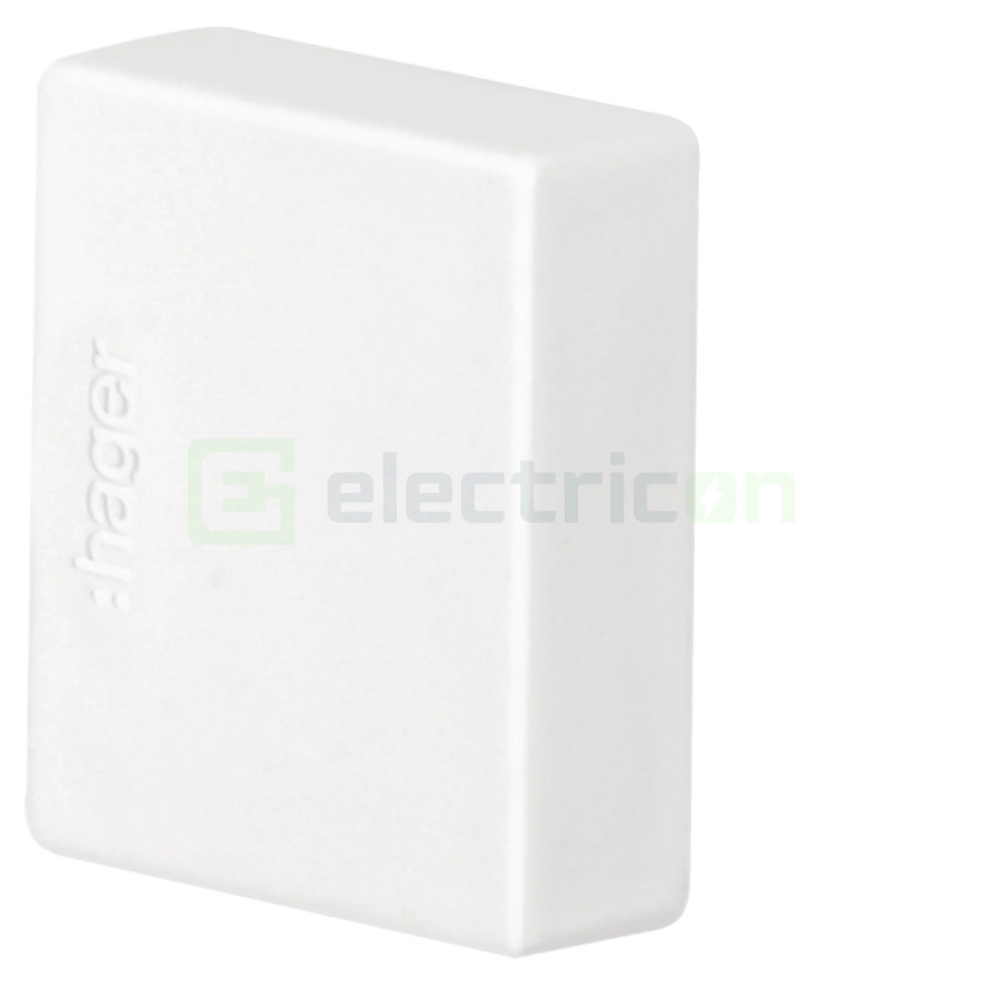 Capac capăt canal LF/LFH 20x20mm alb Hager LF2002069016