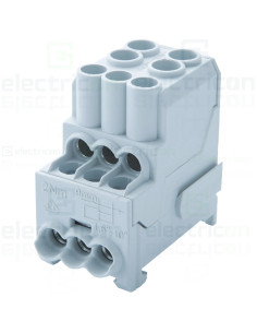 Bloc distribuție 1P 100A 2x25mmp intrare Schrack IKB01025