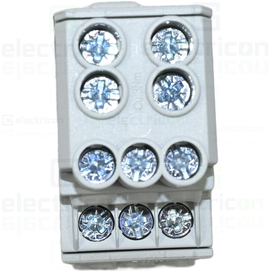 Bloc distribuție 1P 100A 2x25mmp intrare Schrack IKB01025