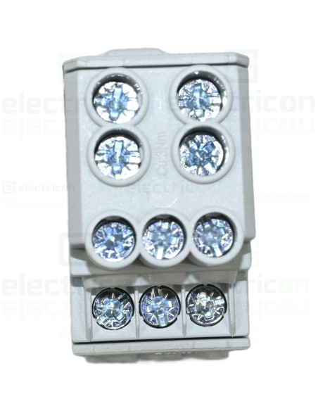 Bloc distribuție 1P 100A 2x25mmp intrare Schrack IKB01025