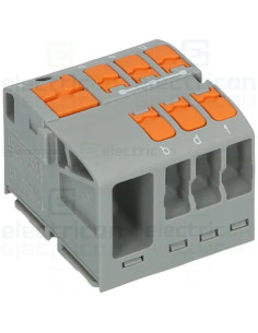 Bloc distribuție 2.5mmp 7 conexiuni gri Phoenix Contact 1019582