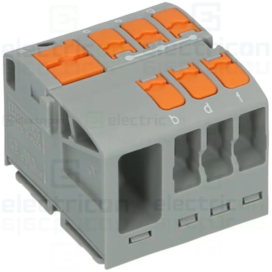 Bloc distribuție 2.5mmp 7 conexiuni gri Phoenix Contact 1019582