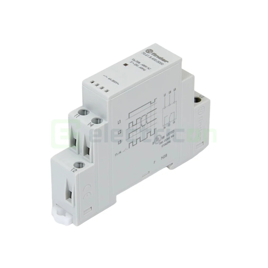 Releu monitorizare tensiune trifazic 208-480V Finder 70.61.8.400.0000
