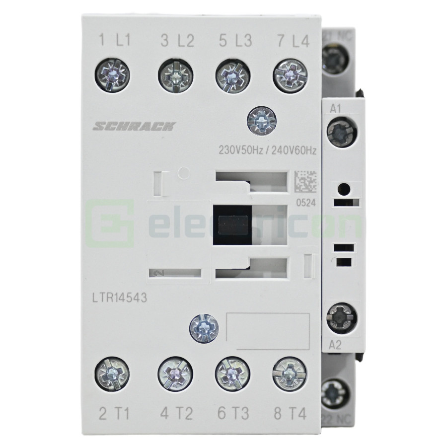 Contactor 24VDC 45A AC-1 3P Schrack LTR14543
