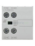 Contact auxiliar frontal pentru contactoare LTD0 10A 1NO/1NC Schrack LTZ0D311