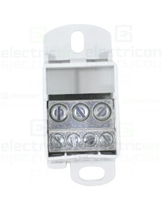 Clemă derivație Cu-Cu - 7 conexiuni (1x16mm² + 2x16mm² + 4x6mm²) 80A IKBC - Schrack IKBC1016 2