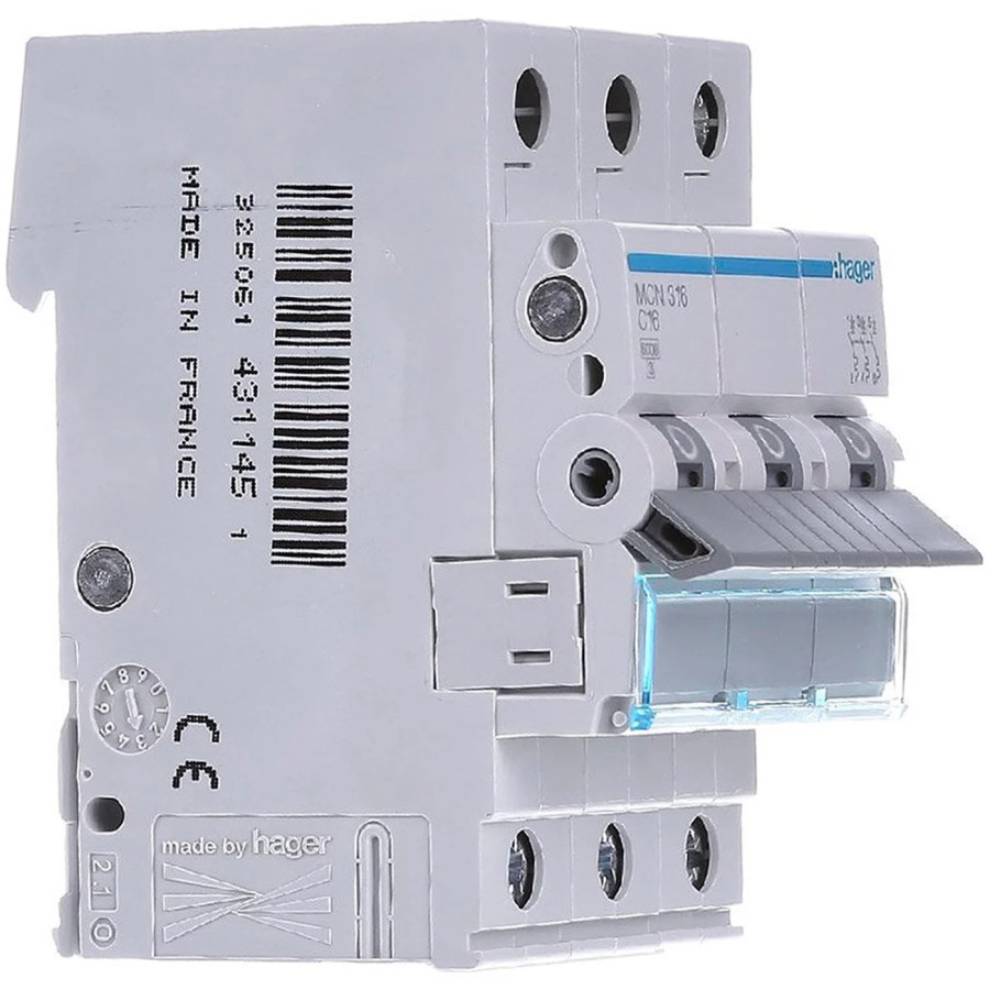 Disjunctor automat MCB curba C 32A 3P Hager MCN332
