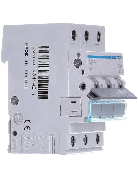 Disjunctor automat MCB curba C 32A 3P Hager MCN332