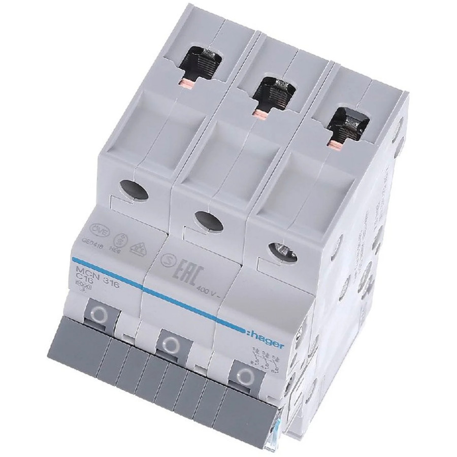 Disjunctor automat MCB curba C 32A 3P Hager MCN332