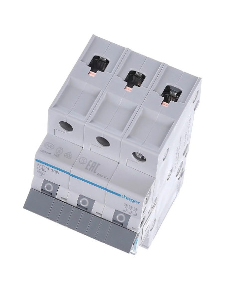 Disjunctor automat MCB curba C 32A 3P Hager MCN332