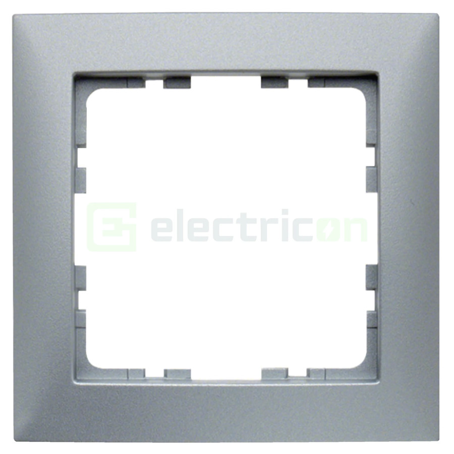 Rama 1 modul argintiu S.1 Berker 10119939