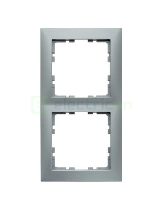 Rama 2 module argintiu S.1 Berker 10129939