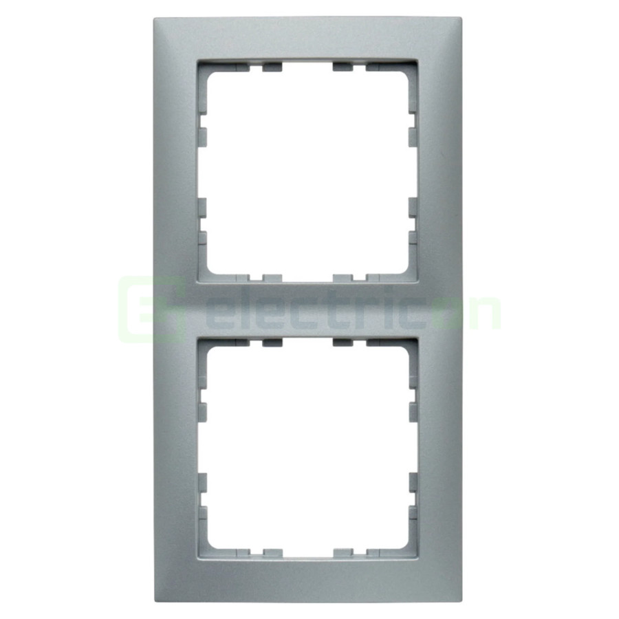 Rama 2 module argintiu S.1 Berker 10129939