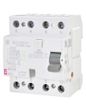RCCB - Întrerupător diferențial - tip B 40A 30mA 10kA 3P+N 4M EFI-P4 ETI 002061952