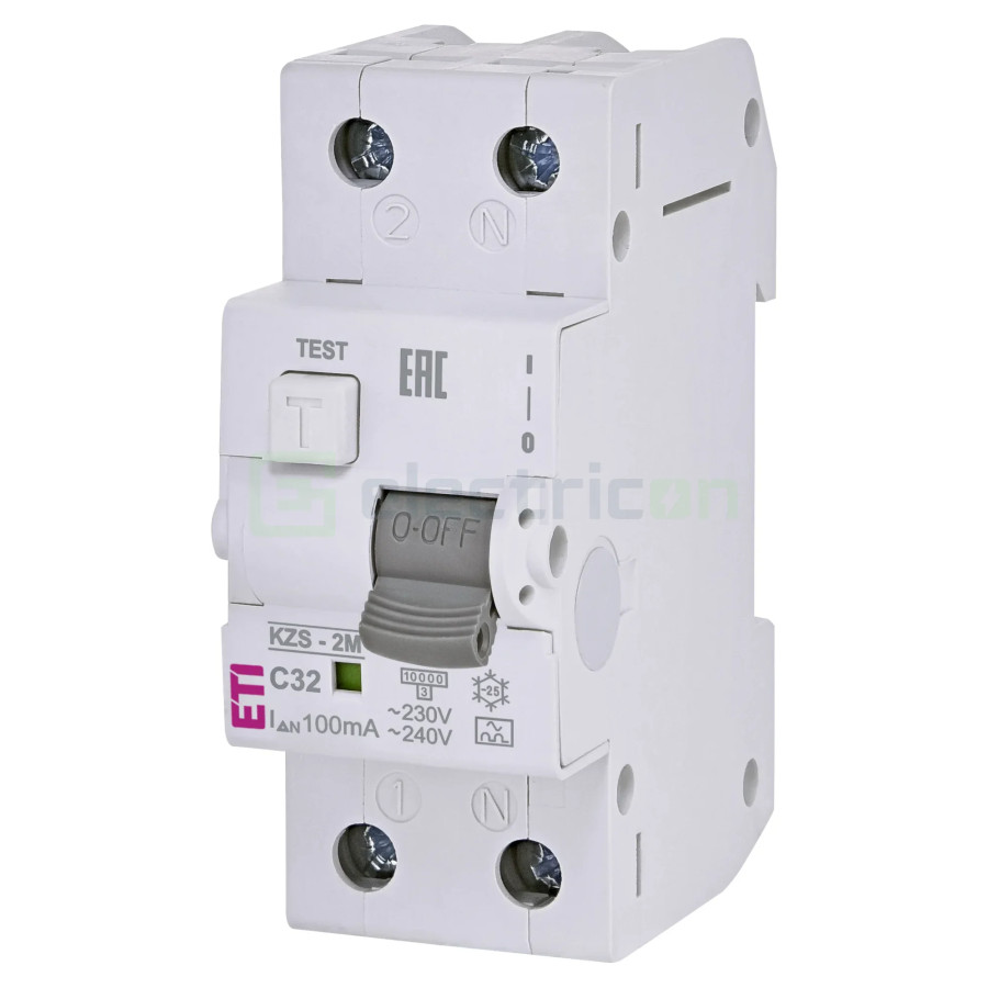 Siguranta RCBO 2M tip A C32 100mA ETI 002173727