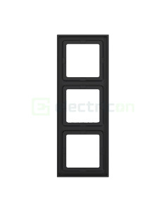 Rama aparataj 3 module antracit Q.3 Berker 10136096