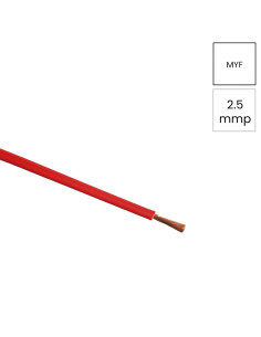 Conductor H07V-K 1x2.5mm² rosu