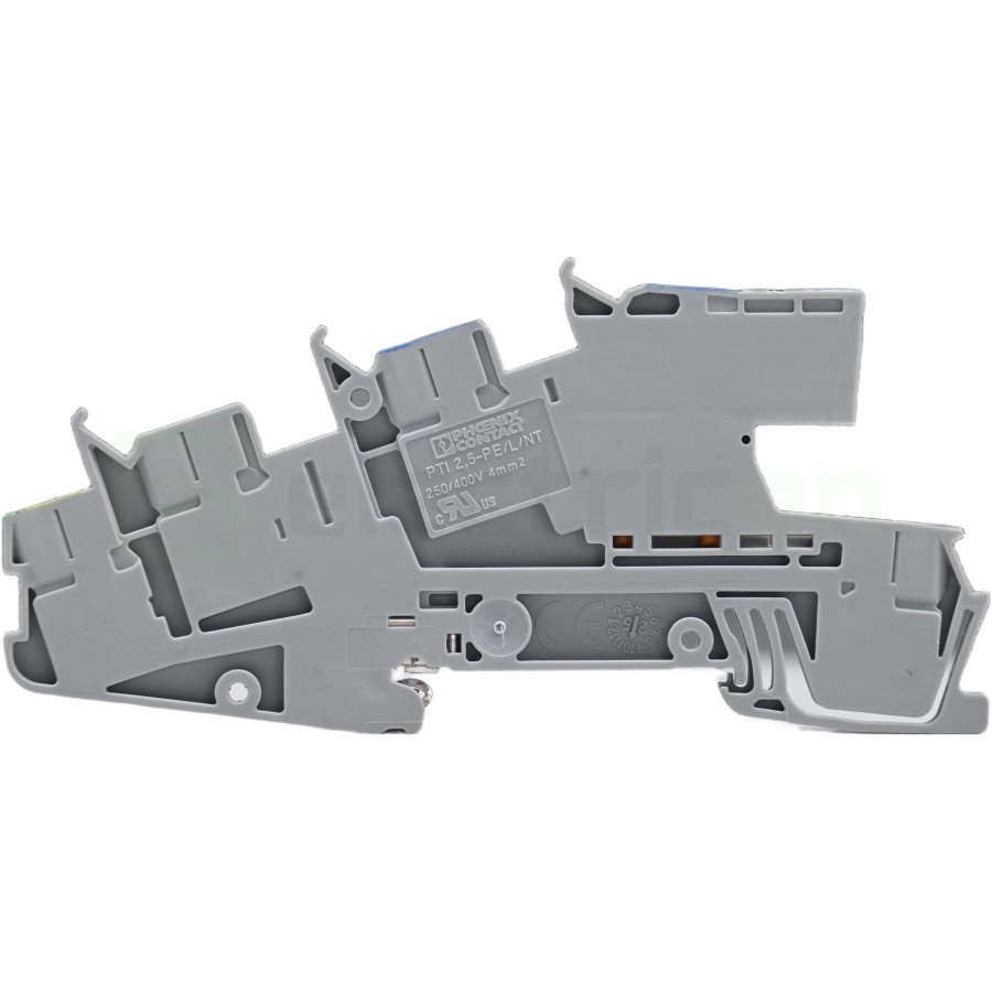 Clemă PTI 2.5-PE/L/NT Phoenix Contact 5 Conexiuni Gri