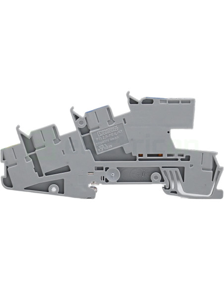 Clemă PTI 2.5-PE/L/NT Phoenix Contact 5 Conexiuni Gri