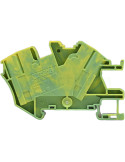Clema șir de împământare 2 conexiuni max. 16 mm² galben-verde PTI 16/S-PE - Phoenix Contact 3214024