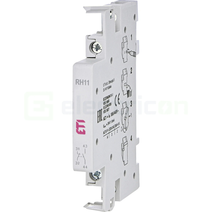 Contact auxiliar RH11 ETI montaj lateral pentru contactor
