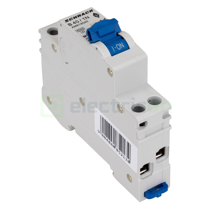 MCB B 40 A 1P+N Schrack AM618540