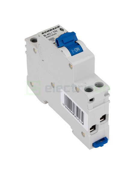 MCB B 40 A 1P+N Schrack AM618540