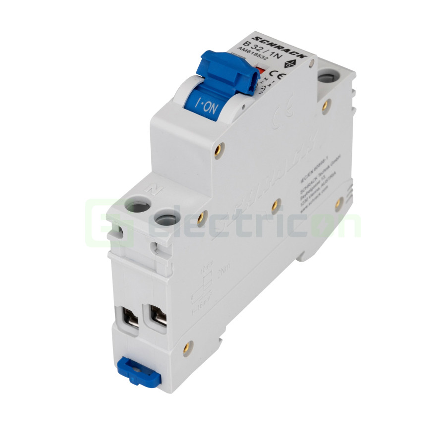 MCB B 32 A 1P+N Schrack AM618532