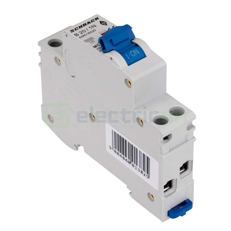 MCB B 20 A 1P+N Schrack AM618520