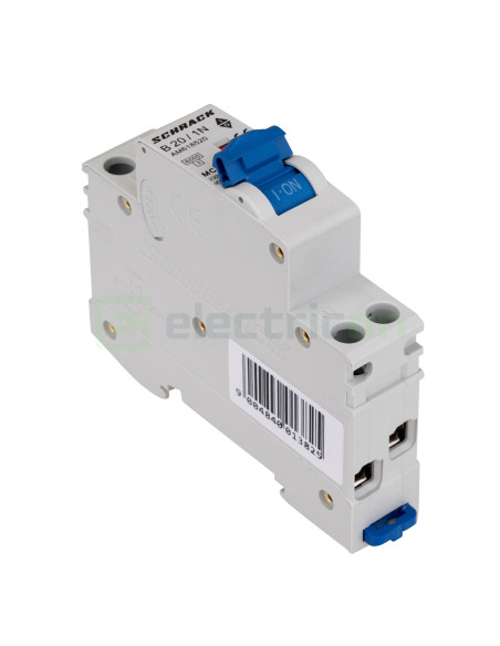MCB B 20 A 1P+N Schrack AM618520