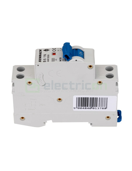MCB B 6 A 1P+N Schrack AM618506