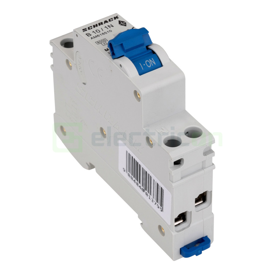 MCB B 10 A 1P+N Schrack AM618510