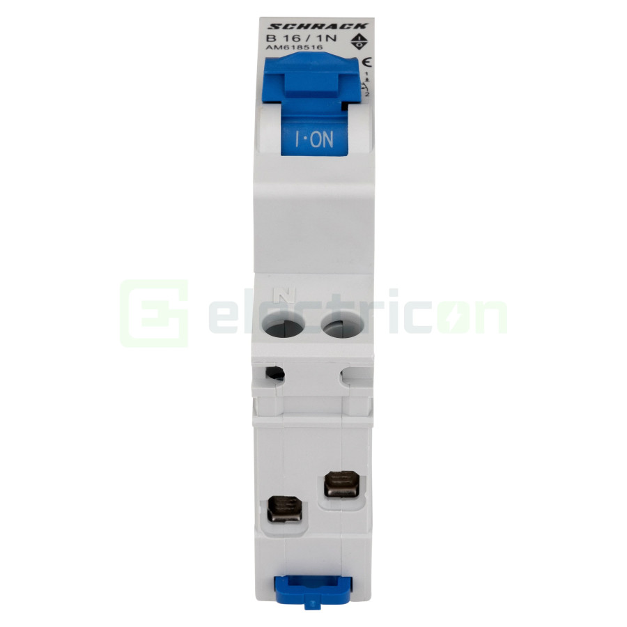 MCB B 16 A 1P+N Schrack AM618516