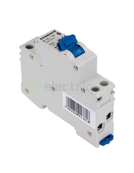 MCB B 16 A 1P+N Schrack AM618516