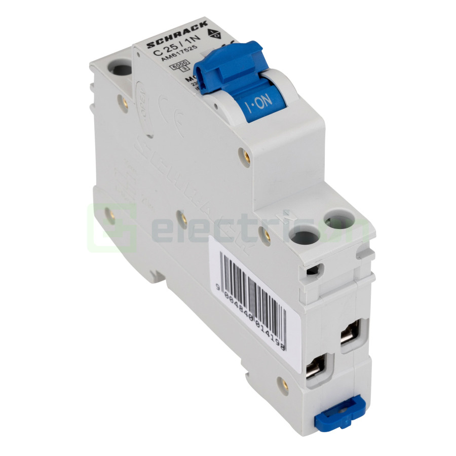 Siguranta Automata MCB Schrack Curba C 25 A 1P+N Cod AM617525