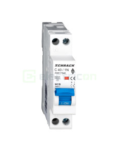 MCB C 40 A 1P+N Schrack AM617540