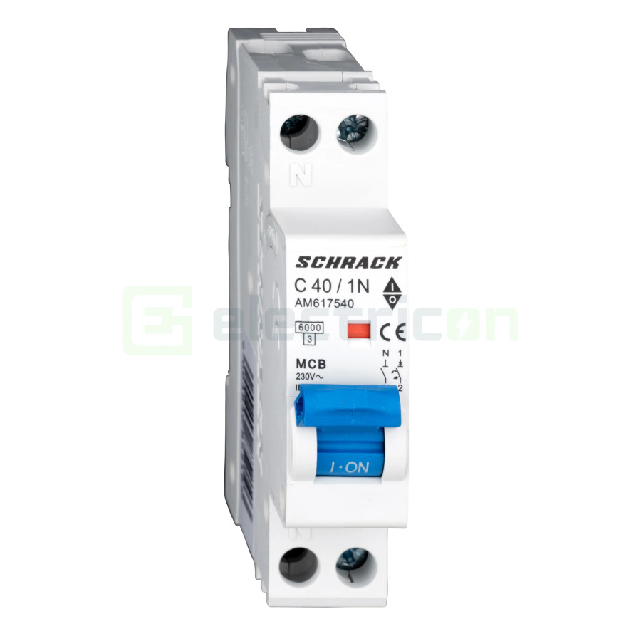 MCB C 40 A 1P+N Schrack AM617540