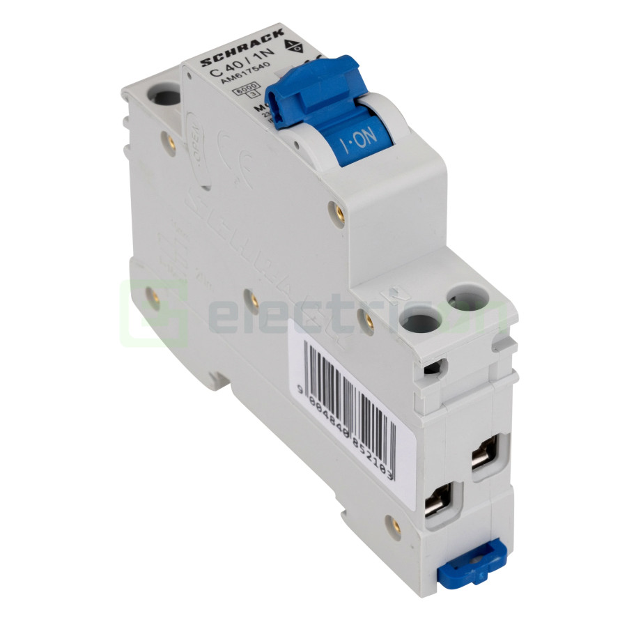 Siguranta Automata MCB Schrack Curba C 40 A 1P+N Cod AM617540